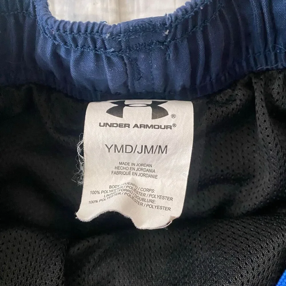 Under armour youth M pull on swim suit swim trunks w/mesh lining & drawstring